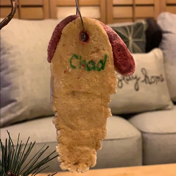 4” cookie dough Santa Claus 🎅 OLD Ornament - Picture 3 of 8